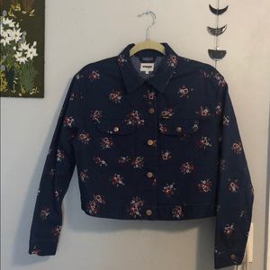Wrangler floral denim jacket